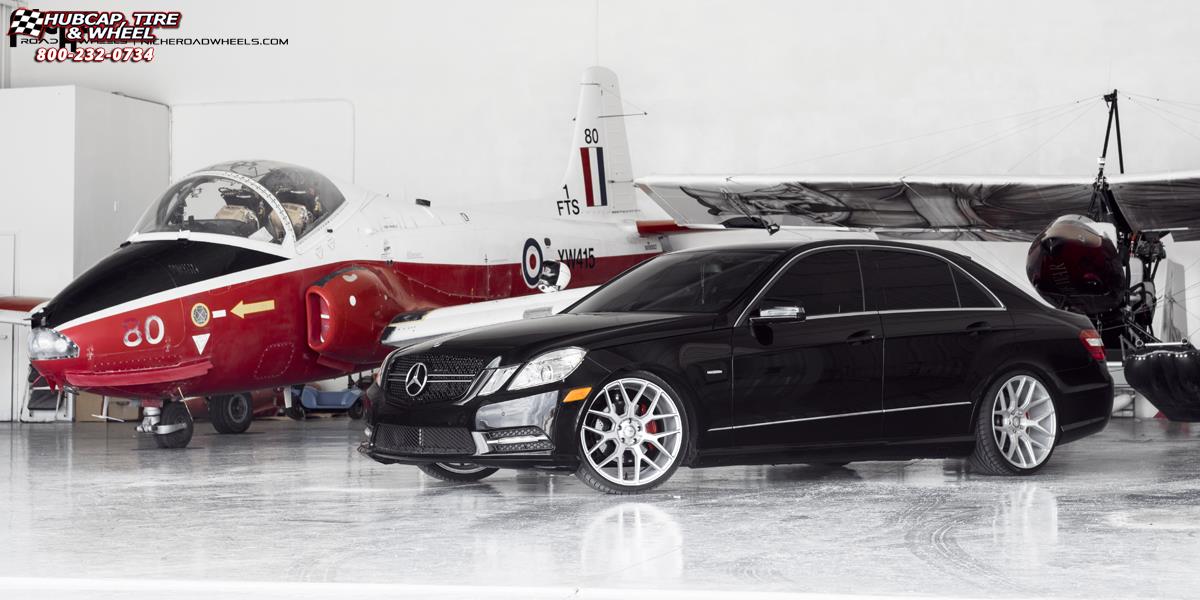 vehicle gallery/mercedes benz e350 niche intake m160 20x85  Silver & Machined wheels and rims